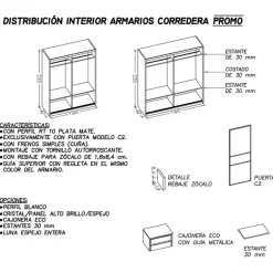 Armario corredero Mineral