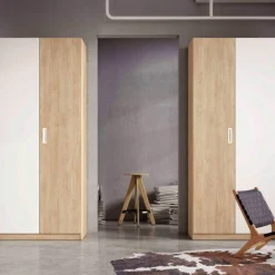 armario puertas plegables roble