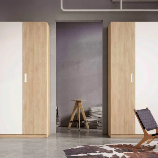 armario puertas plegables roble