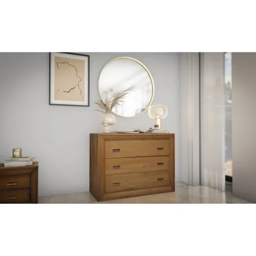 Cómoda madera de castaño Luz
