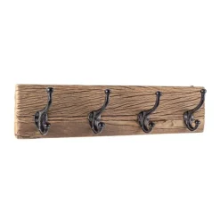 colgador madera reciclada