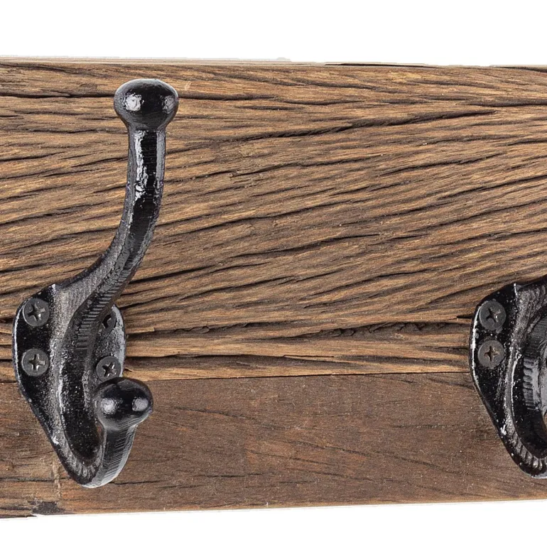 colgador madera reciclada