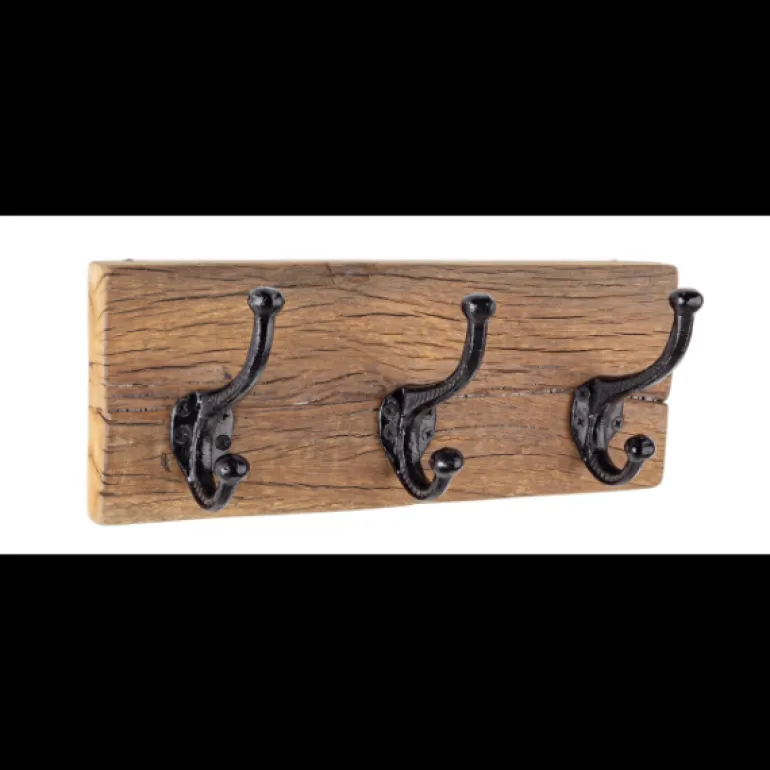 colgador madera reciclada