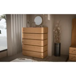 Dormitorio de Roble Natural Oak