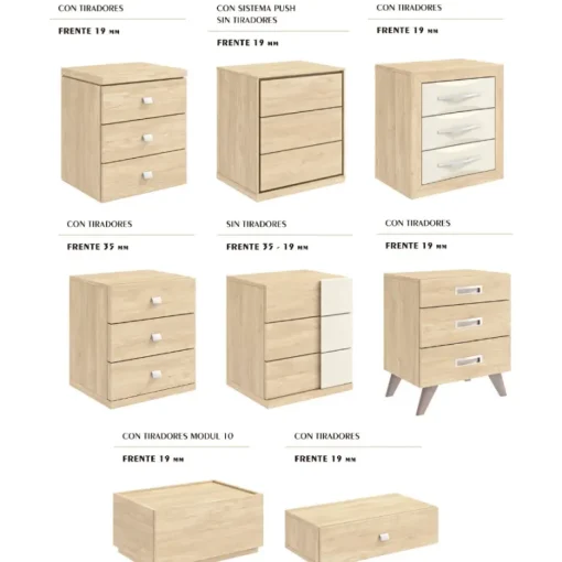 Dormitorio Dremen roble