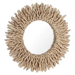 Espejo decorativo teca