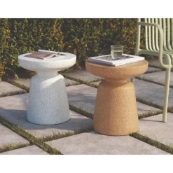 Mesa auxiliar de terraza Rock