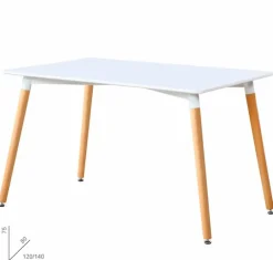 Mesa de comedor blanca North