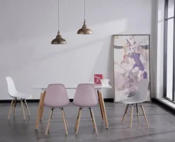 Mesa de comedor blanca North