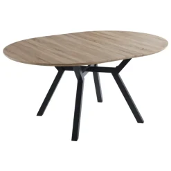 Mesa de comedor extensible Viena black