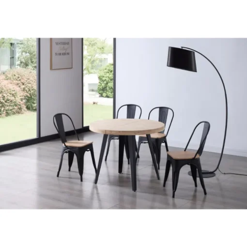 Mesa de comedor extensible redonda Ber