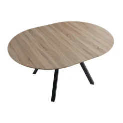 Mesa de comedor extensible Viena black