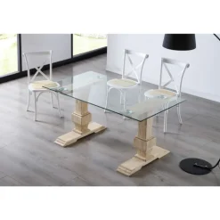 Mesa de cristal vincent