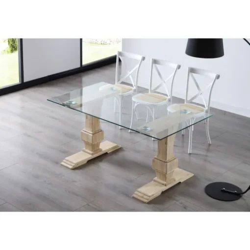 Mesa de cristal vincent