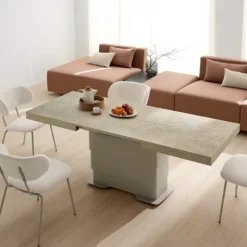 Mesa elevable centro comedor extensible Modern