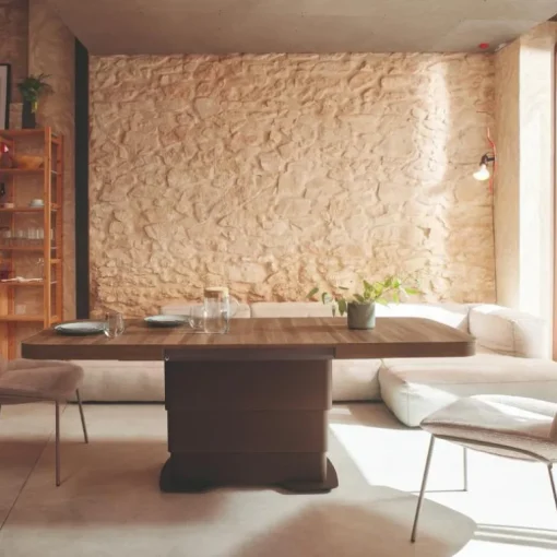 Mesa elevable centro comedor extensible Modern