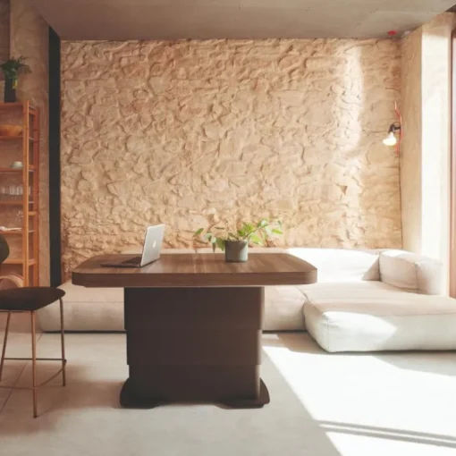 Mesa elevable centro comedor extensible Modern