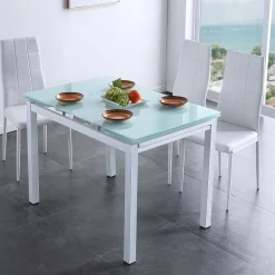 Mesa extensible Eli blanca