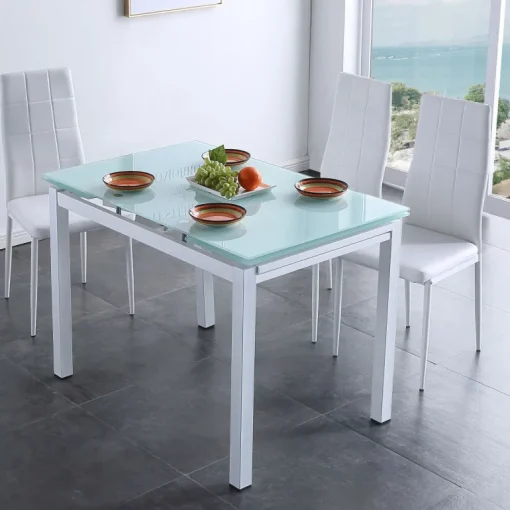 Mesa extensible Eli blanca