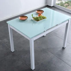 Mesa extensible Eli blanca