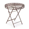 Mesa plegable de acero Gisel