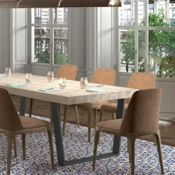 Mesa rectangular fija patas uve