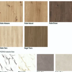 Mesa rectangular fija patas uve