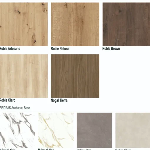 Mesa rectangular fija patas uve