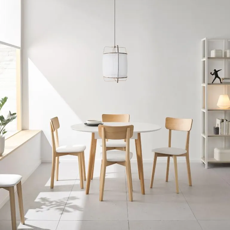 Mesa redonda extensible 90 Nantes