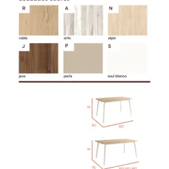 Mesa Thane blanca