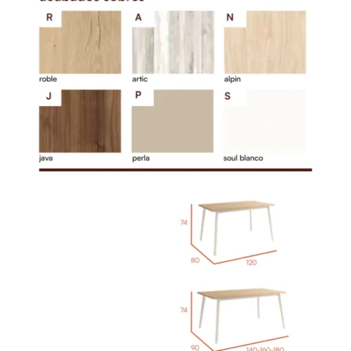 Mesa Thane blanca