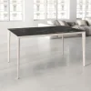 Mesa Vernon blanca porcelánico