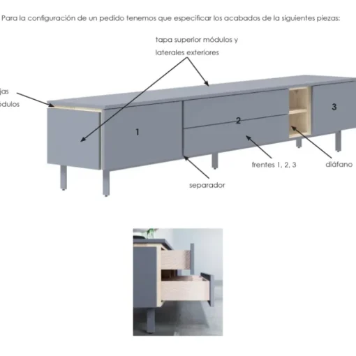 Mueble TV Caly