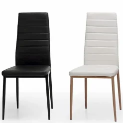 Silla comedor simil piel París