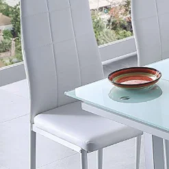 Silla comedor simil-piel Lai