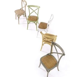 Silla de comedor Cruz ocre