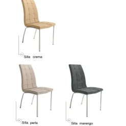 silla Doren cromada