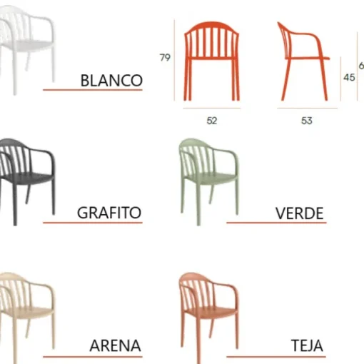 silla Mali terraza