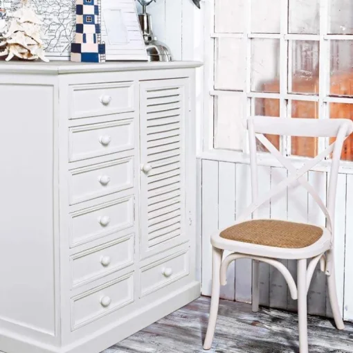 Silla salermo blanca