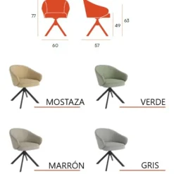silla Véneto giratoria