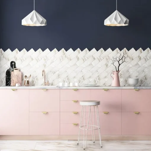 Taburete alto elegant blanco